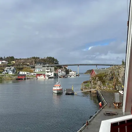 Idyllic At The Seafront In Sveggen